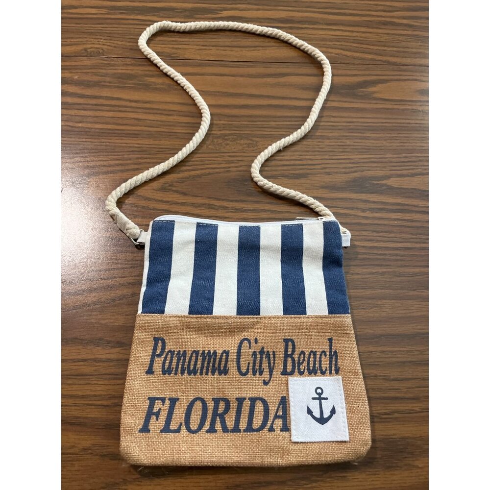 Alvin’s Island Panama City Beach canvas shoulder crossbody bag